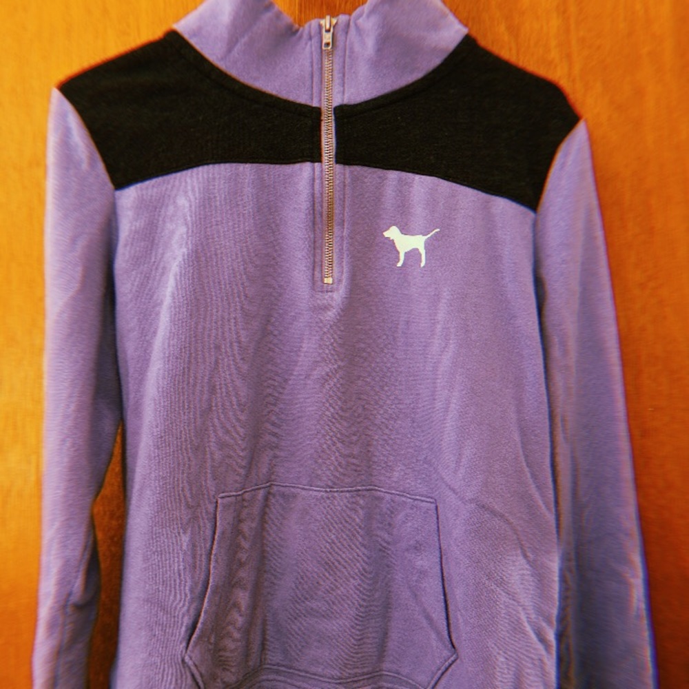 Pink Victoria Secret Quarter Zip Jacket